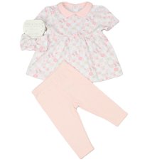 M14267: Baby Girls 3 Piece Outfit (0-6 Months)